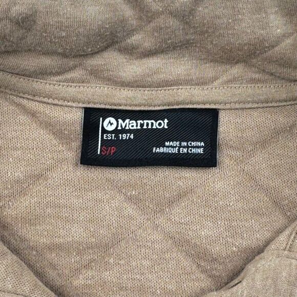 Marmot Roice Pullover Long Sleeve Sweatshirt Tan Light Brown - Picture 4 of 9